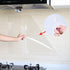 Kitchen Backsplash Wall Protector Transparent Kitchen Oil Proof Sticker Self-Adhesive Film Removable Paper for Cupboard Household 15.7In×118In by COSNIGHT