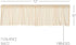 VHC Brands 16"x72" Natural Valance Kitchen Window Curtain with Rod Pocket