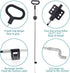 2Pcs Recliner Cables Replacement D-Ring Cables, Fit Ashley and Most Recliner, Exposed 4.9" Total 33.7"