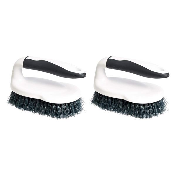 Amazon Basics All Purpose Rectangular Scrub Brush, Hard Bristle, Stiff Bristles, Sturdy,