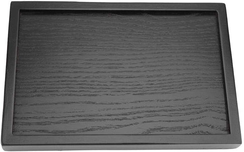 Solid Wood Serving Tray Rectangle Shape for Tea, Coffee, Drinks, Snacks, Meals, Breakfast, Dining Tableware (8.66 x