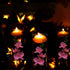 ARDUX 12 Pieces Artificial Flowers for Floating Candles, Mini Artificial Orchid Flower Vase Fillers for Wedding Dining