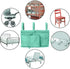 Bedside Storage Caddy, Hanging Bed Organizer for College Dorm Room, Hospital Bed Rails, Baby Bed, Camp (Green)