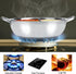 Stainless Steel Pot with Divider for Double-Flavor Soup Cooking, Suitable for Family Gatherings