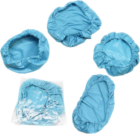4pcs/Set Protective Full Dental Chair Cover, Advanced Milk Silk + TPU + Composite Film, Waterproof Material (Large