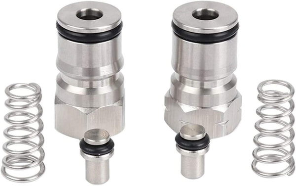 MRbrew Cornelius Type Ball Lock Keg Posts with Stainless Steel Poppets and Springs, Female Thread Gas + Liquid