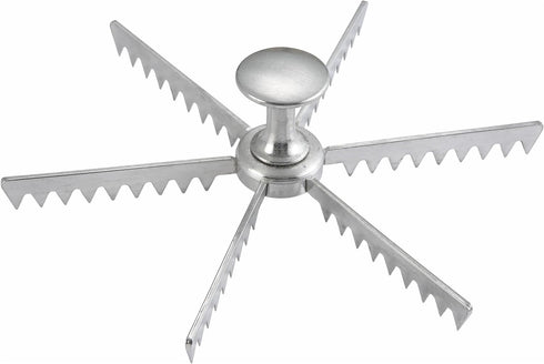 Winco Winware Aluminum 6-Cut Pie and Cake Marker