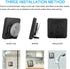 AOZBZ Digital Shower Wall Clock, Waterproof Touch Screen Timer with Alarm, Temperature Humidity Display, Suction Cup