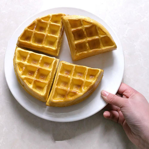 Nice Purchase Artificial Fake Cake - Realistic Imitation Faux Waffle Cake Replica for Decoration