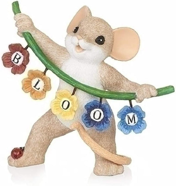 Roman 15447 Bloom Figure Charming Tails, 2-inch Height, Resin and Stone Mix