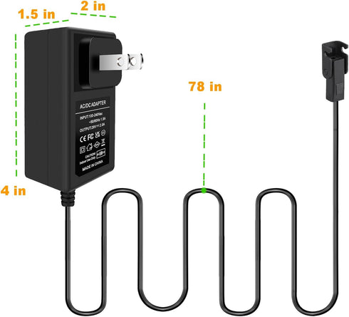 ZBPOWER Wall Plug-in Recliner Power Supply, 29V 2A AC/DC Transformer for Lift Chair or Power Recliner Model