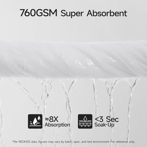 8 Set, 2 (35x70 2 4 100% REDKISS Towels Piece Luxury Bath Towel Bath Sheets in), Hand Towels, Washcloths, Cotton Super