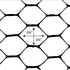 (4' 25' Boen - Plastic Hex Chicken Wire Mesh Temporary Fence Roll x - Black) - Plastic Fence Poultry Netting