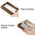 SZKYSJGS A4 A4 6x8, Randomly Wood Picture Frame, Solid Natural Walnut Photo Frame with Tempered Glass, Wooden Frame