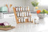 18 5-Year Countertop Orii Jar Bamboo Compact Spice Rack with Spices Included & Free Spice Refill Program for or Kitchen