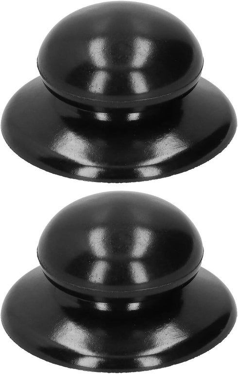 Pot Lid Knob Vent Replacement Handles for Universal Electric Frying Pan, Glass Handle Stock, Stainless Steel 2Pc