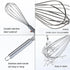 Utoolmart Whisk, 8 Inch Stainless Steel Egg Wire Whisk, Professional Kitchen Tool for Cooking and Baking