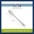RSVP International Poached Egg Spoon, 4 Piece Set for Jam, Honey or Soft Boiled Eggs, 5.5" Length, White Porcelain