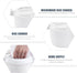 DOITOOL Microwave Rice Cooker Mini Steamer, Vegetable Steamer Pot with Lid for Rice, 18X18X15CM