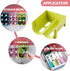 Hemoton Refrigerator Bottle Rack, 3pcs Stackable Plastic Wine and Water Bottle Organizer for Pantry Countertop