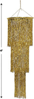 4-ft 3-Tier Shimmer (57510-GD) Beistle Chandelier, Gold