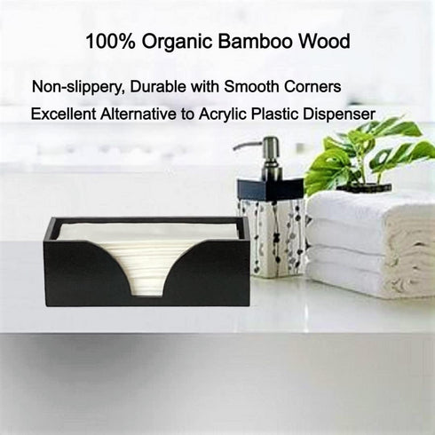 Kitchen Noble Countertop 9.7" 3.7" Multifold Paper Towel Dispenser Holder - Minimalist Design for Multifold, Trifold