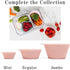 The Silicone Kitchen Reusable Silicone Baking Cup, Muffin Liners for Cupcakes, BPA Free, 24 Pack, Pink Gray Blue