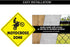 Landon's Room Sign Crossing Zone Xing - Indoor/Outdoor Kids Bedroom Decor, 14" Tall