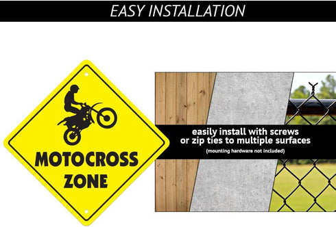 Isaiah's Room Sign Crossing Zone Xing, Indoor/Outdoor, 20" Tall Kids Bedroom Decor Door Name