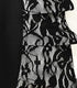 Black Lace Flirty Apron with Pocket, Retro Sexy Cooking Pinup Apron for Women