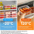Food Storage Containers with Lids, Clear Plastic Fridge Organizer Bins, 350ml Sealed Reusable Kitchen Storage Boxes,