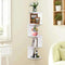 ShellKingdom Corner Shelf Wall Mount, 5 Tier Corner Bookshelf, Floating Display Shelves