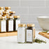 Talented Kitchen 140 Pack of Minimalist Spice Jar Labels, Preprinted, Water Resistant Stickers (Gold Text) by Talented Kitchen