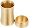 Zerodeko Tea Pot Copper Craft Storage Container, Delicate Holder for Coffee, Sugar, Tea, Portable Brass Organizer