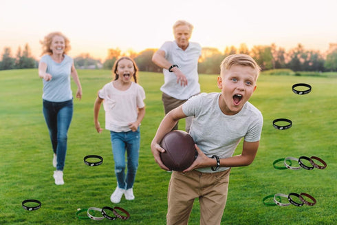 36 PCS Football Motivational Rubber Bracelets - Super Bowl Sports Birthday Party Favors Decorations