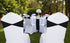 Pack 10 VDS of PCS | Black | Spandex Chair Sashes Bows Without Buckle | Stretch Elastic Banquet Universal Folding Chair