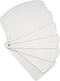 Ateco 1303 Bowl Scraper Set, 6-Pieces Flexible Food-safe Plastic, White