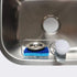 HULISEN 3-in-1 Sponge Holder for Kitchen Sink - Stainless Steel Caddy for Soap, Dish Brush Holder, No Drill, Rustproof,