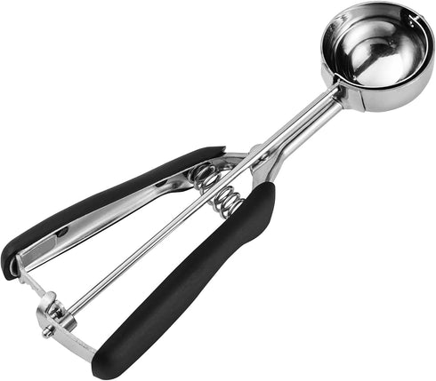 Medium Cookie Scoop, 2 Tablespoon for Baking, Spring-Loaded Cookie Dough Scoop with Comfortable Grip
