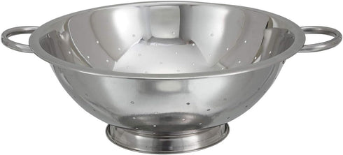 Winco 14-Quart Stainless Steel Colander with Base