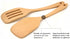 Bamber Wooden Wok Spatula Set - Wood Turner for Non Stick Cookware, Pack of 2