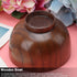 Solid Wood Acacia Wave Serving Bowl, Handmade Natural Root Wood Crafts Bowl for Food Storage, Tableware for Fruits,