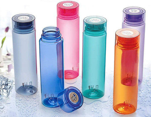 Cello H2O Unbreakable Bottle, 1 Litre, Set of 6