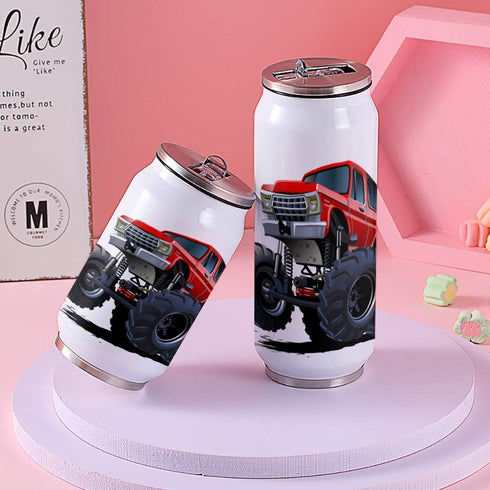 14oz Stainless Steel Tumbler with Lid & Straw, Double Wall Vacuum Insulated Travel Mug for Coffee Beverage Drinks