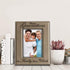 BELLA BUSTA Engraved Leather Picture Frame, Three Generations One Family, Mother's Day, Father's Day Gifts (5 x 7
