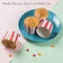 Webake 50pcs 6oz Paper Baking Cups, Red Cupcake Liners for Popcorn, Muffin Case, Movie Party Decorations