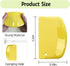 Bench Scraper Dough Scraper for Baking, 4 PCs BPA Free PP Plastic Flexible Dough Cutter, Food-Safe Plastic Bread Making Tools Cake Dough Fondant Icing (White, Green, Yellow, Blue)