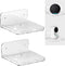 Wall Mount Floating Shelves for 2 Pcs Camera Mini Speaker Shelf Baby