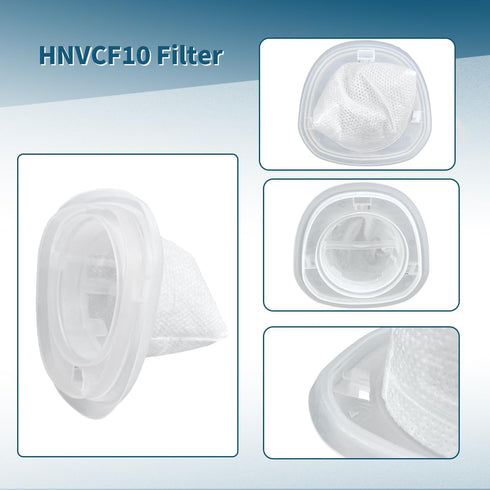 HNVCF10 Filter Replacement for Black and Decker Dustbuster Hand Vacuum, 4 Pack