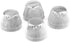 Gifbera Silver Foil Jumbo Cupcake Liners, Metallic Muffin Baking Cups, 160-Count